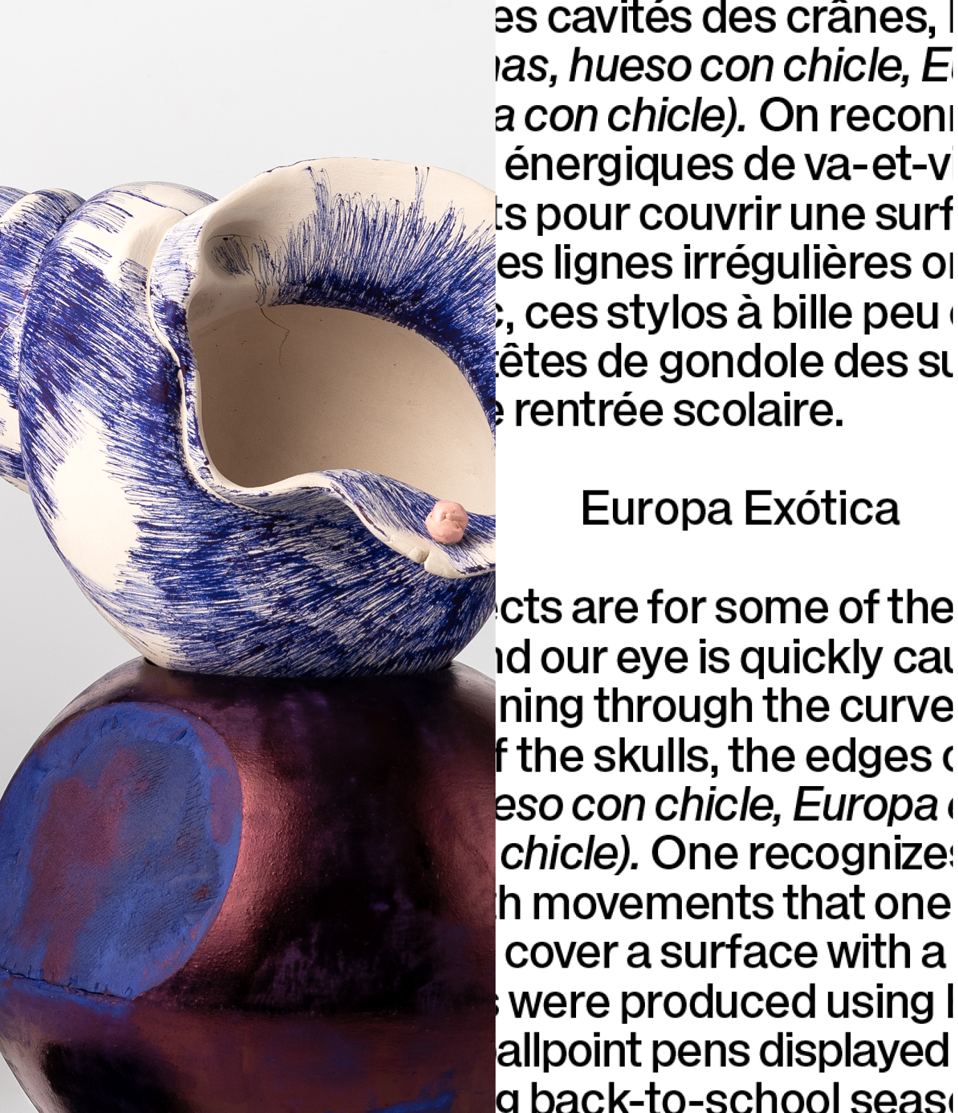 NATHALIE PERRET, Europa Exotica